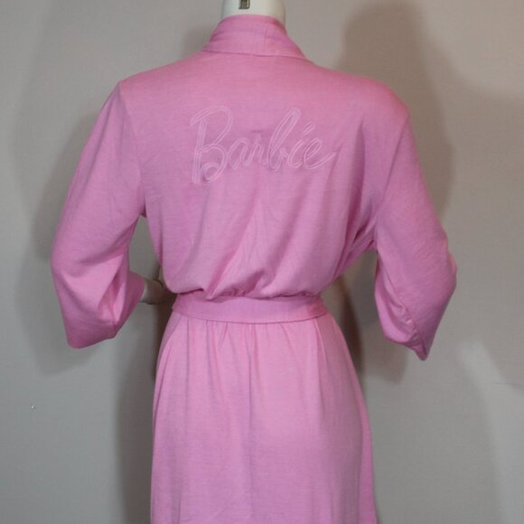 P.J. Salvage X Barbie™ Reloved Robe pink size Medium - Picture 2 of 9